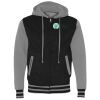 Unisex Heavyweight Varsity Full-Zip Hooded Sweatshirt Thumbnail