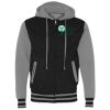 Unisex Heavyweight Varsity Full-Zip Hooded Sweatshirt Thumbnail