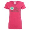 Women’s Glitter V-Neck T-Shirt Thumbnail