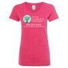 Women’s Glitter V-Neck T-Shirt Thumbnail