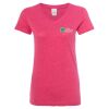 Women’s Glitter V-Neck T-Shirt Thumbnail
